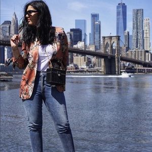 Zara SS 2019 floral blazer